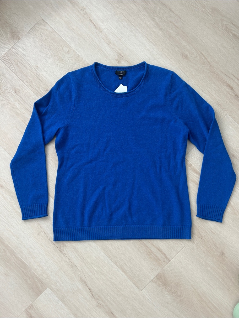 Talbots Pure Cashmere Sweater | Women’s Petite Large in Royal Blue